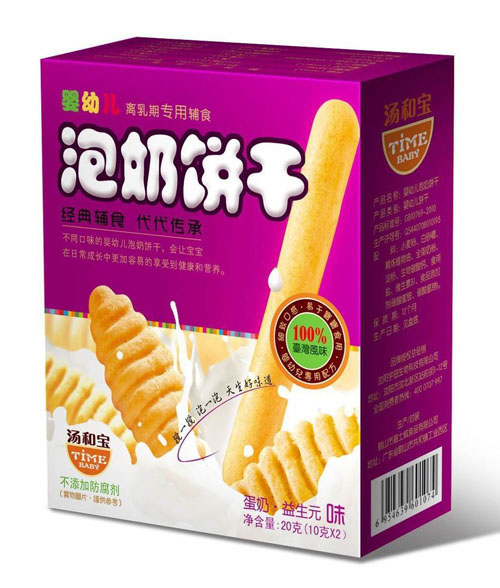 湯和寶泡奶餅干蛋奶益生元味