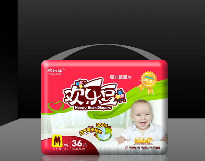 歡樂豆紙尿片棉M號