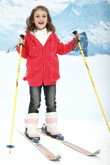 小熊B琪女童冬季針織衫