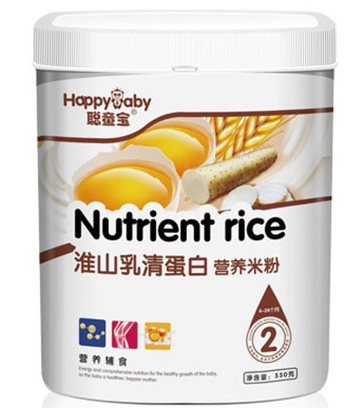 聰童寶淮山乳清蛋白營養(yǎng)米粉2段