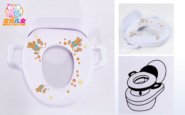 寶貝兒女卡通舒適馬桶墊