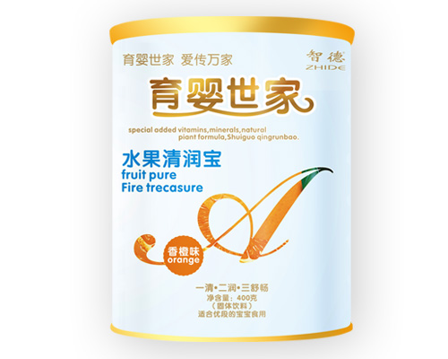 育嬰世家香橙味水果清潤寶