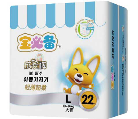 寶必備輕薄超柔成長褲L22片