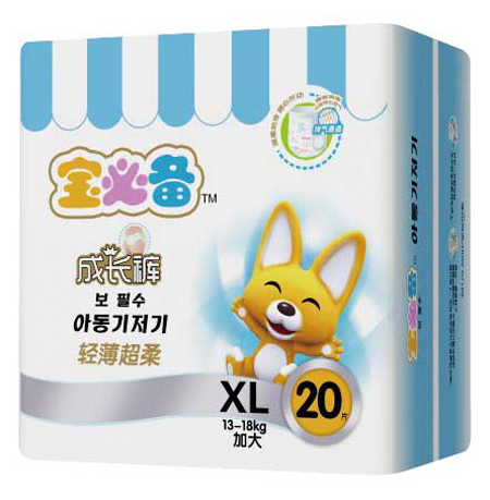 寶必備輕薄超柔成長(zhǎng)褲XL20片