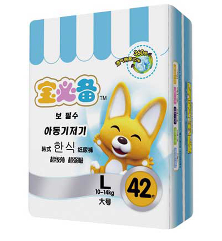 寶必備韓式y(tǒng)inge紙尿片L42片