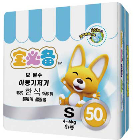 寶必備韓式y(tǒng)inge紙尿片S50片