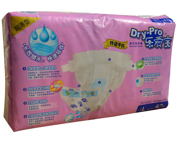 樂愛寶加量裝特柔干爽透氣紙尿褲L42片