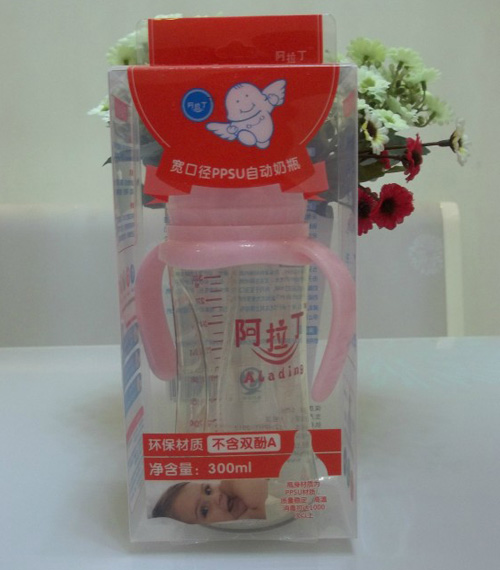 阿拉丁寬口徑PPSU自動(dòng)奶瓶300ml