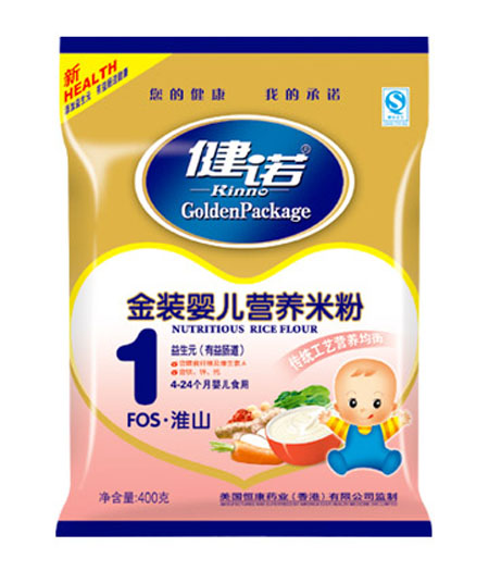 健諾FOS淮山y(tǒng)inge營養(yǎng)米粉(粉狀)1段