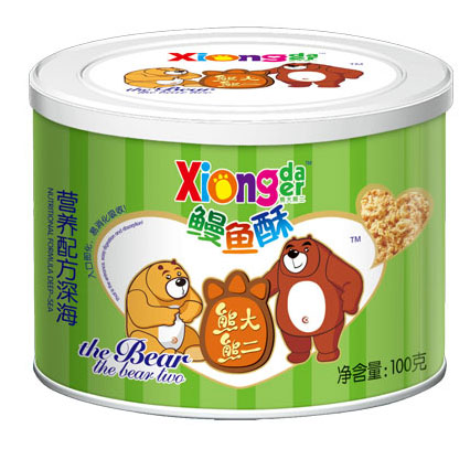 熊大熊二營(yíng)養(yǎng)配方深海鰻魚(yú)酥