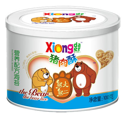 熊大熊二營養(yǎng)配方海苔豬肉酥