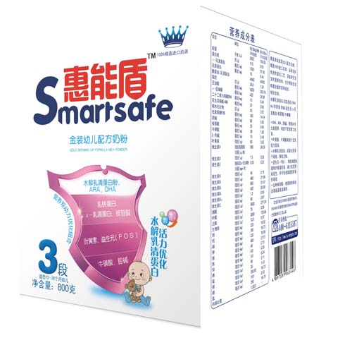 惠能盾金裝youe配方奶粉3段盒裝