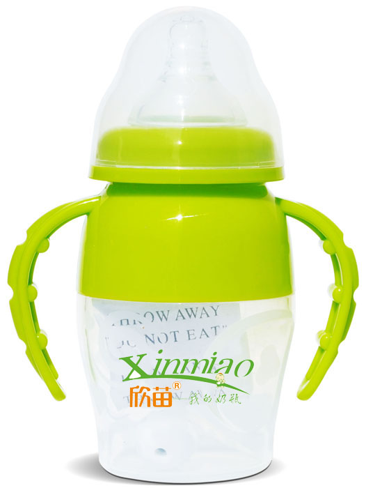 欣苗4安寬口硅膠奶瓶120ml