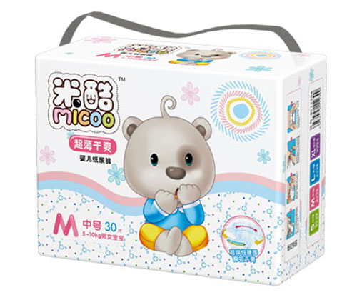 米酷超薄干爽yinge紙尿褲(中號(hào))