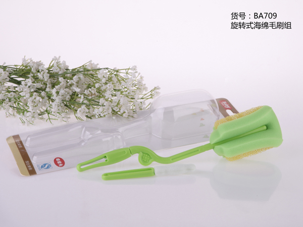 愛茵寶寶旋轉式海綿毛刷組