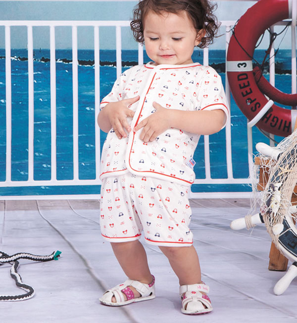 康貝坊女童夏季套裝