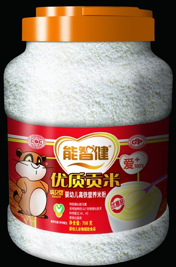 能智健758g優(yōu)惠裝yingye高鐵營養(yǎng)米粉(片狀)