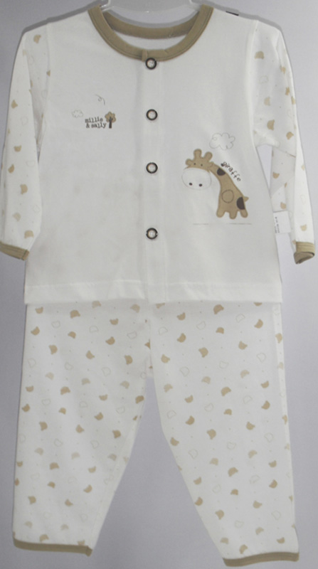 娃愛的蓓蓓駝色花紋純棉內(nèi)衣