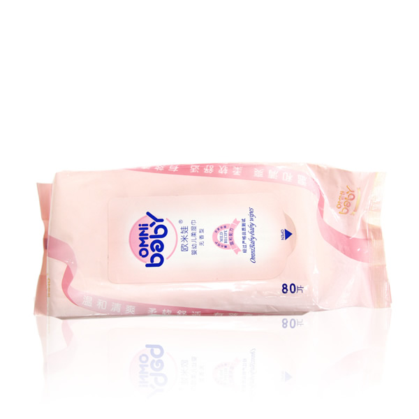 歐米娃無香型yingye柔濕巾80片