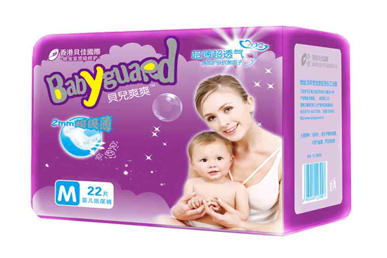 貝兒爽爽超薄超爽紙尿褲