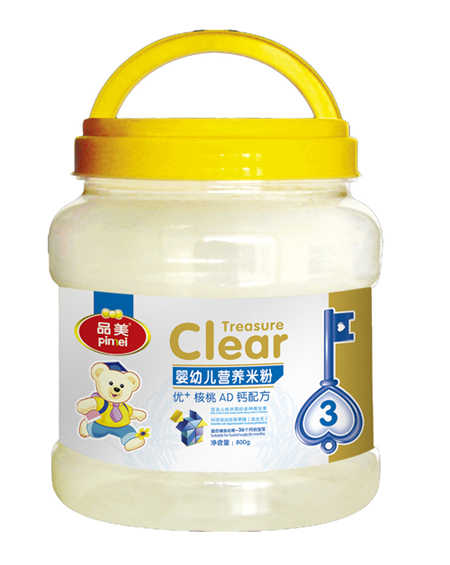 品美yingye優(yōu)+核桃AD鈣配方米粉3段