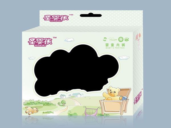 圣嬰孩女童純白三角花邊內(nèi)褲