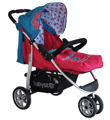 貝之星yinge推車T3020型紅色