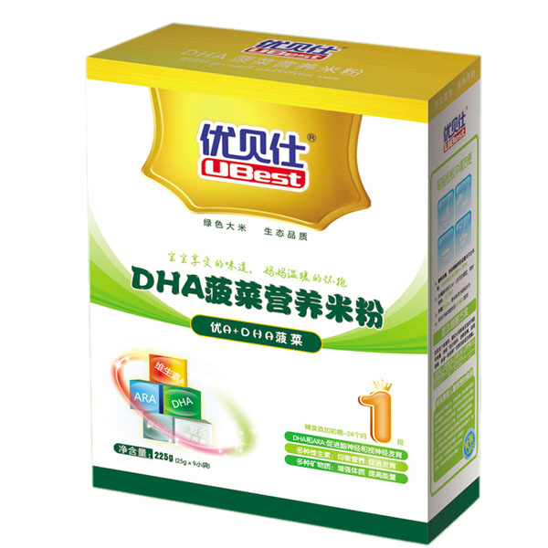 優(yōu)貝仕DHA菠菜營養(yǎng)米粉