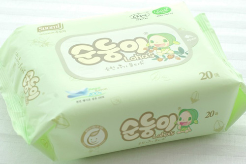 韓國進(jìn)口yinge濕巾頂級便攜裝20片1