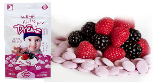 混合莓優(yōu)格曼溶豆