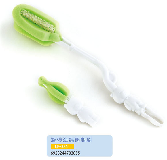 護(hù)貝康旋轉(zhuǎn)海綿奶瓶刷LF-385
