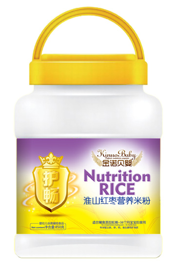 金諾貝嬰護(hù)暢淮山紅棗營養(yǎng)米粉