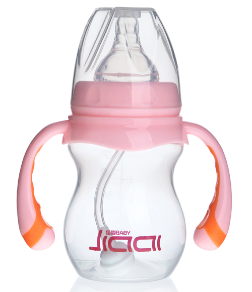 佳愛易握弧身PP奶瓶(寬口徑)180ml