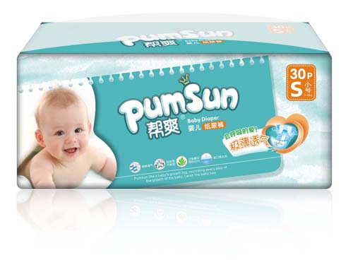 幫爽極薄透氣yinge紙尿褲S碼