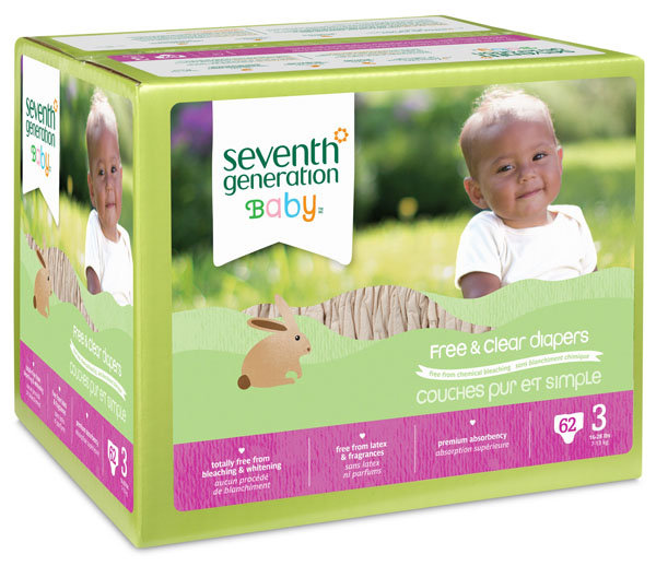 七世代箱裝yinge尿不濕3段