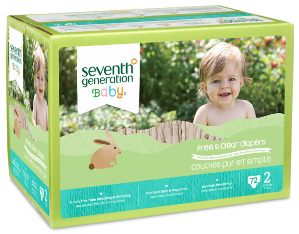 七世代箱裝yinge尿不濕2段