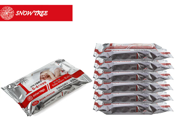 snowtree斯諾奇yingye濕巾1段10片裝