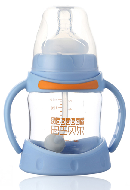 巴巴貝爾魔術(shù)防摔玻璃寬口自動(dòng)奶瓶150ML