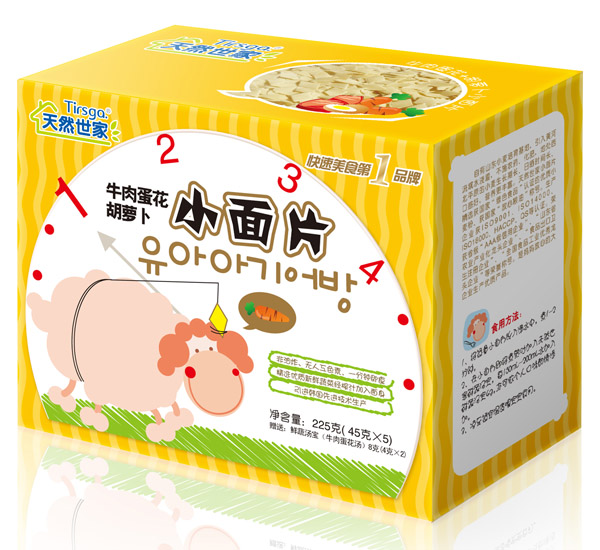 天然世家牛肉蛋花胡蘿卜小面片