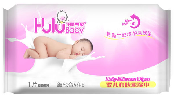 呼嚕寶貝yinge潤(rùn)膚柔濕巾1片裝