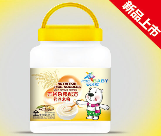 環(huán)球?qū)氊愇骞入s糧配方營養(yǎng)米粉850克