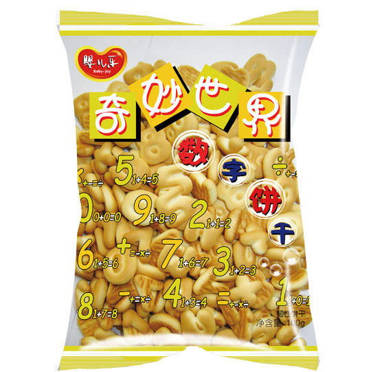 yinge樂奇妙世界數(shù)字餅干