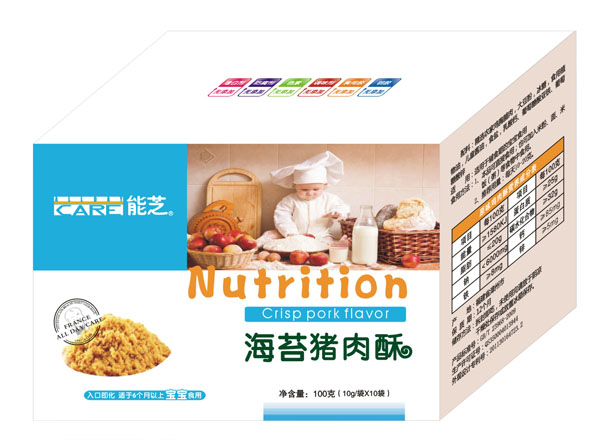 能芝海苔豬肉酥
