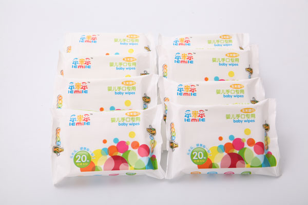 樂米樂玉米纖維兒童手口濕巾20片