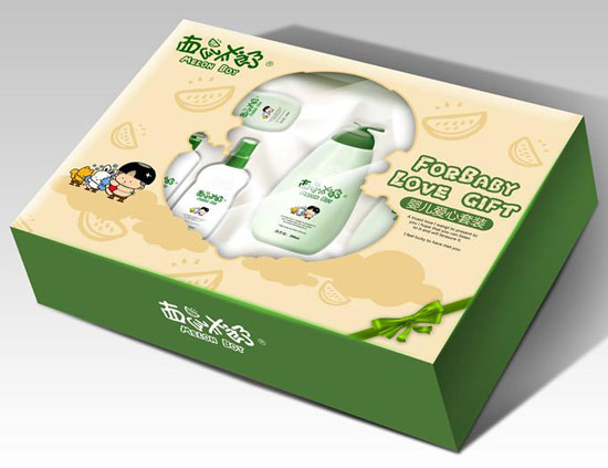 西瓜太郎yinge洗護(hù)用品愛心禮盒套裝