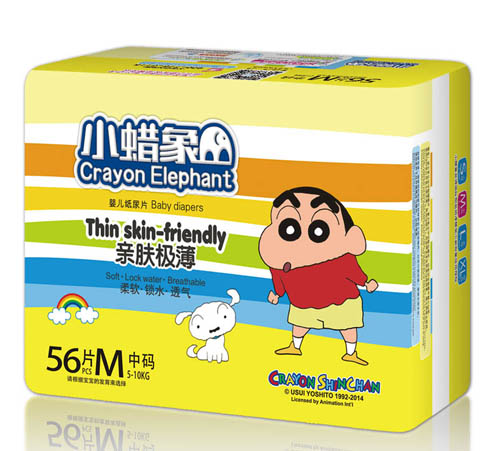 小蠟象親膚極薄yinge紙尿片M碼