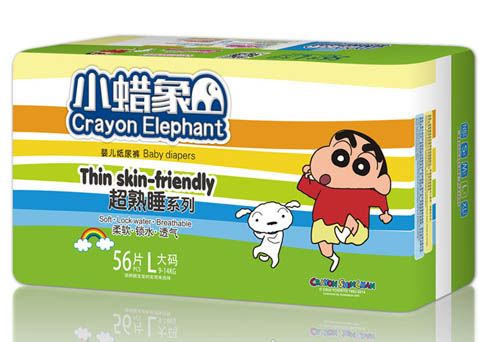 小蠟象超熟睡系列yinge紙尿褲L碼56片