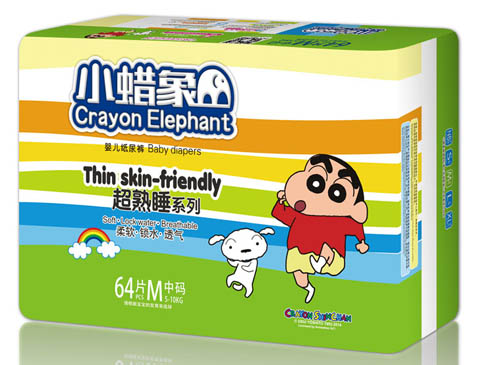 小蠟象超熟睡系列yinge紙尿褲M碼64片