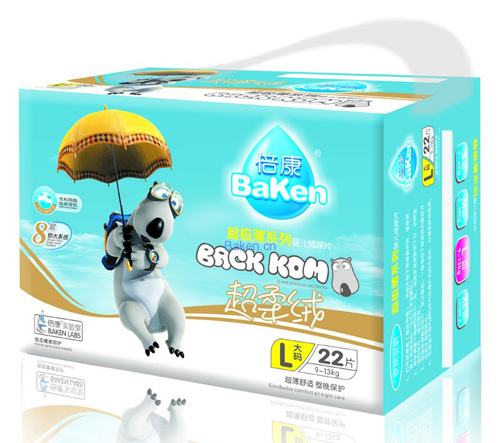 貝肯熊超極薄yinge紙尿片L碼