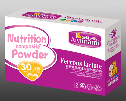 愛嬰瑪咪yingye乳酸亞鐵營養(yǎng)復(fù)合粉
